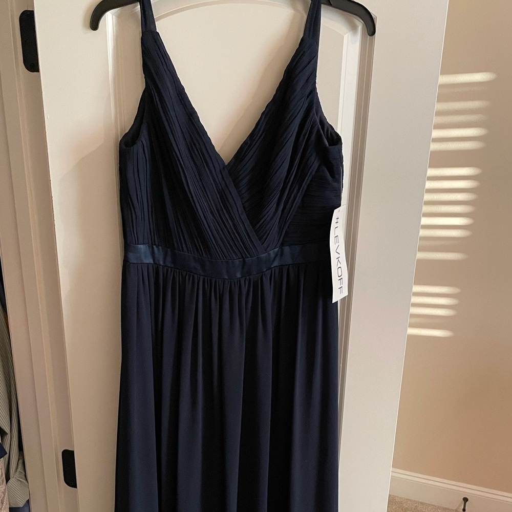 Levkoff Navy Blue Dress